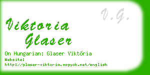 viktoria glaser business card
